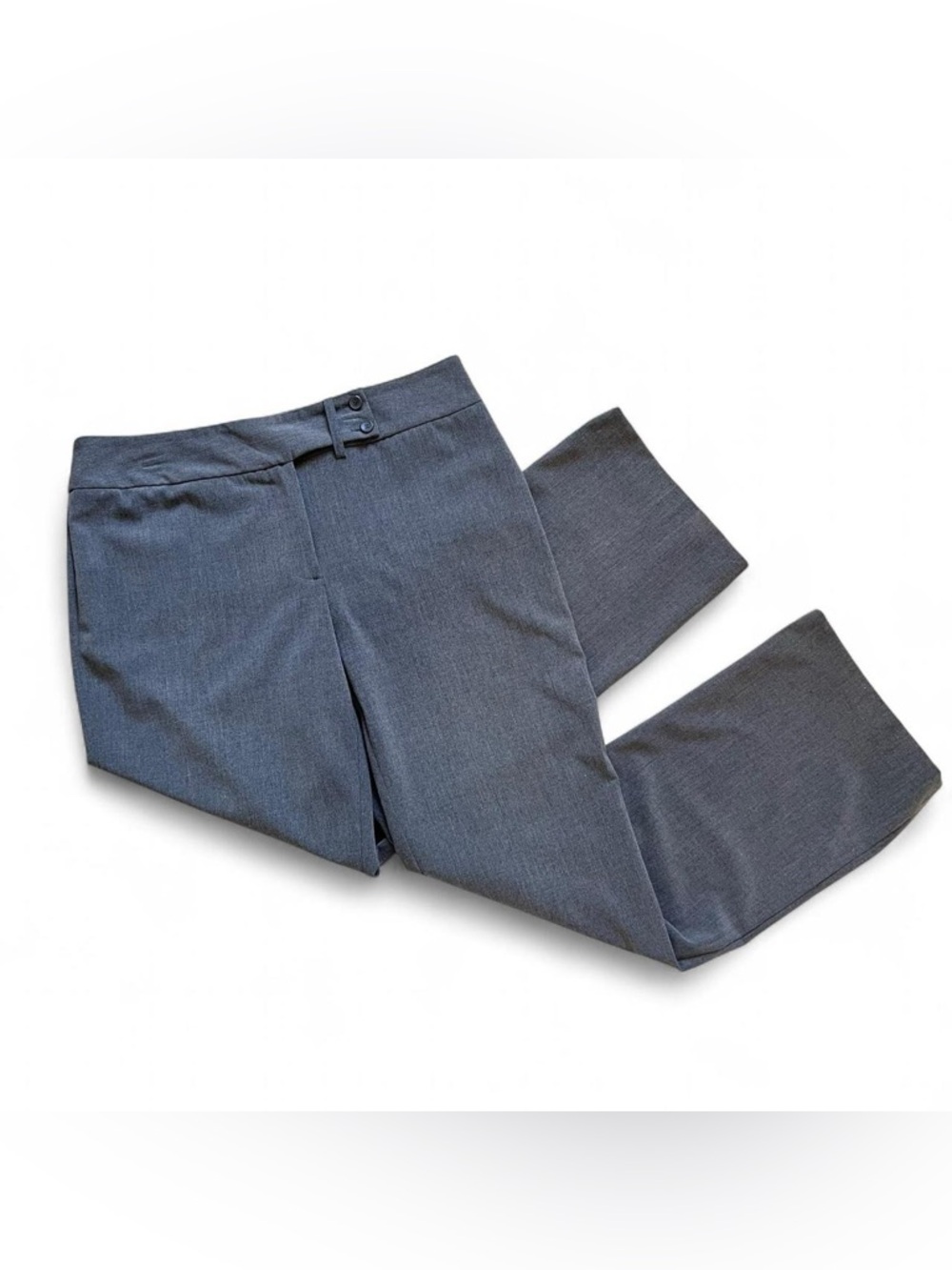 Sag Harbor Stretch Brand Grey trousers Size 12 with a straight leg fit